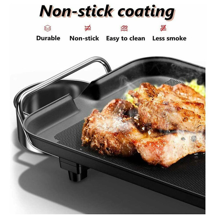 (48x27cm) Electric Grill Grill Plate 1500WBBQ Non Stick