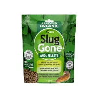 Vitax Slug Gone Wool Pellets, Natural Organic Barrier To Protect Borders Pots & Containers From Slugs And Snails Long Lasting 1L