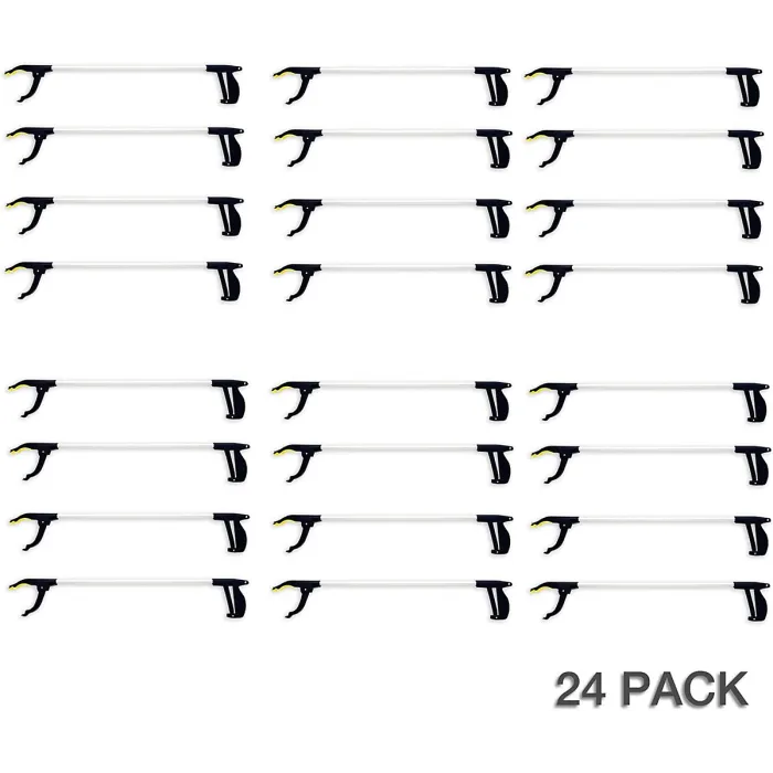 DIVCHI Litter Picker 24Pack 30-Inch Grabbing Tool with Magnetic Pick-Up Tip, Extended Reach, Comfortable Handle, and Multi-Purpose