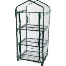 DIVCHI 3 Tier Greenhouse for Indoor & Outdoor Use Durable Steel Frame Clear PVC Cover Ideal for Growing Vegetables Flowers