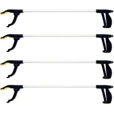 DIVCHI Litter Picker 12Pack 30-Inch Grabbing Tool with Magnetic Pick-Up Tip, Extended Reach, Comfortable Handle, and Multi-Purpose