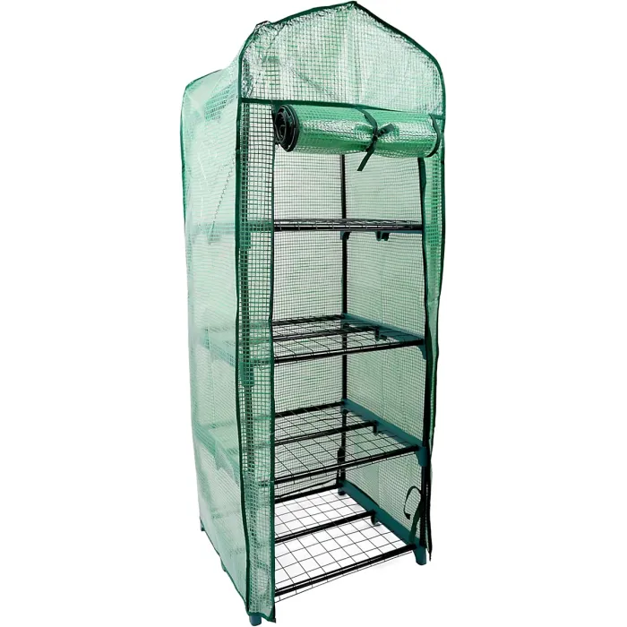DIVCHI Greenhouse 4 Tier Mini Green House For Indoor & Outdoor Use Heavy Duty Garden Grow House Ideal For Growing Vegetables Flow