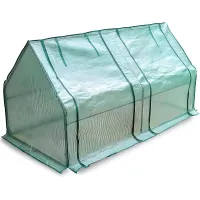 DIVCHI Large Greenhouse Tunnel with 2 Zipper Doors Outdoor Poly Tent for Vegetables and Plants, Easy Setup Garden Grow House