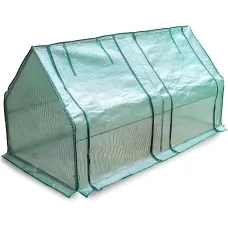 DIVCHI Large Greenhouse Tunnel with 2 Zipper Doors Outdoor Poly Tent for Vegetables and Plants, Easy Setup Garden Grow House