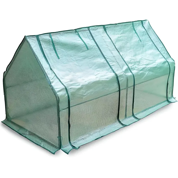 DIVCHI Large Greenhouse Tunnel with 2 Zipper Doors Outdoor Poly Tent for Vegetables and Plants, Easy Setup Garden Grow House