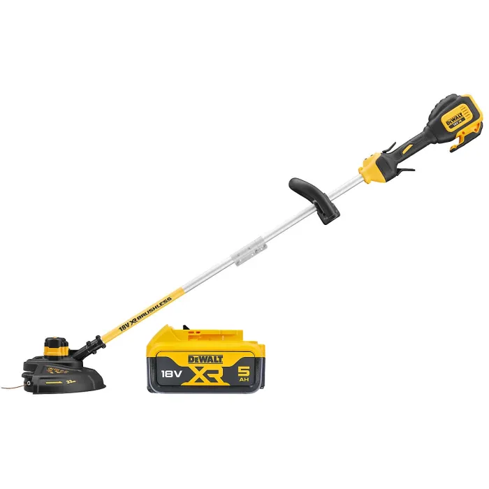 DeWalt DCM561PBS 18V XR Cordless Brushless Split Shaft String Trimmer With 1 x 5Ah Battery