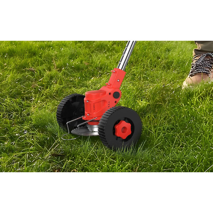 21V Cordless Grass trimmer, Cordless Lightweight expendable handle 3in1 with 2x Li-ion Battery and Charger and accessories