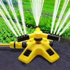 360 Degree Automatic Rotating Sprinkler Head Three-way For Garden Yard Lawn Large Area Irrigation Sprayers Accessories