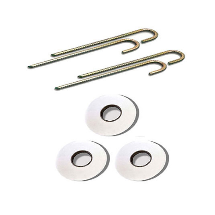 4m x 3m + Ground Anchor Kit (13' x 10' approx) Pro+ White Poly Tunnel