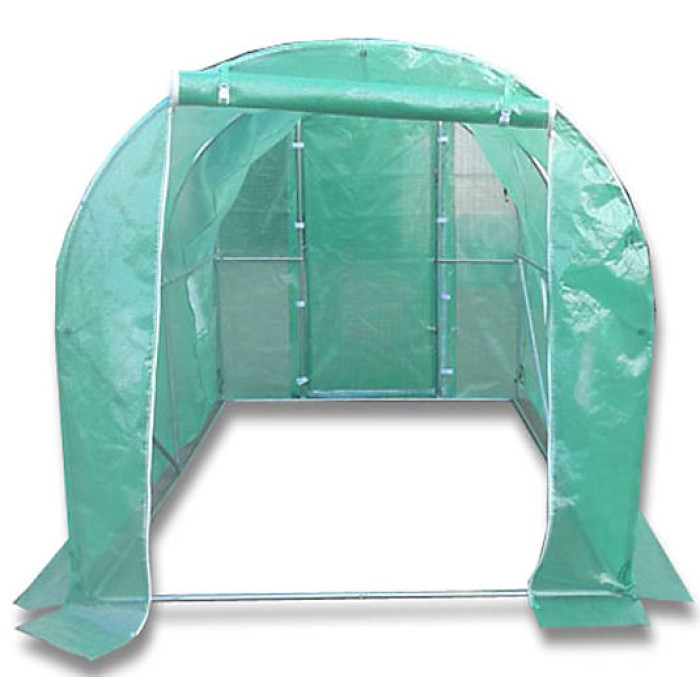 4m x 2m + Anchorage Stake Kit (13' x 7' approx) Pro+ Green Poly Tunnel