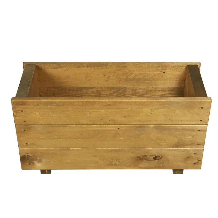 Wooden Planter Plant Container Pots Outdoor Decking Garden Shrub Flower Box Deep
