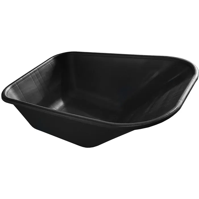 Replacement Wheelbarrow Tray Body - Plastic Pan - 110L - Black