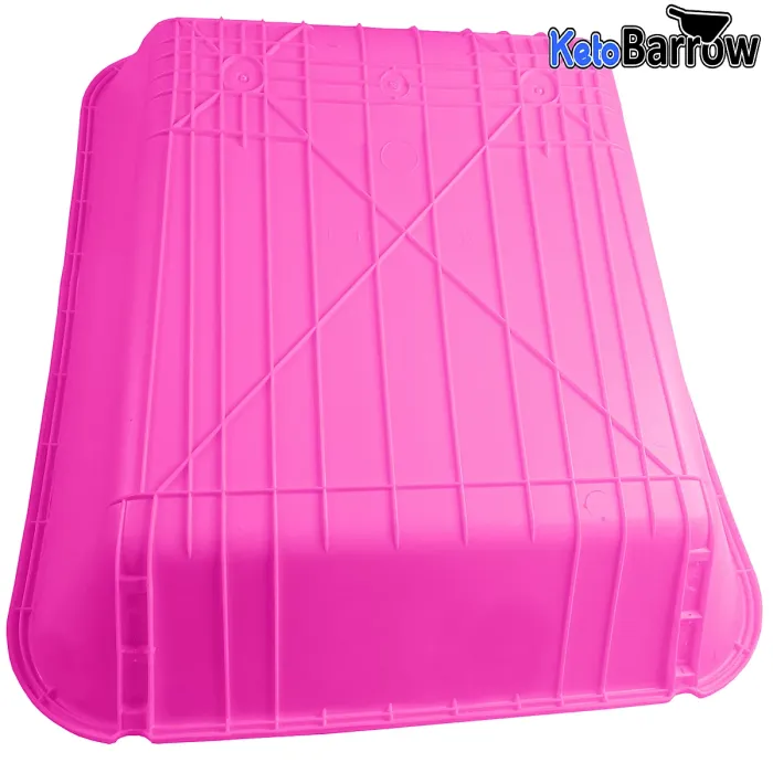 Wheelbarrow Tray Replacement Wheelbarrow Body Pan - Universal Fitting -85L - Pink