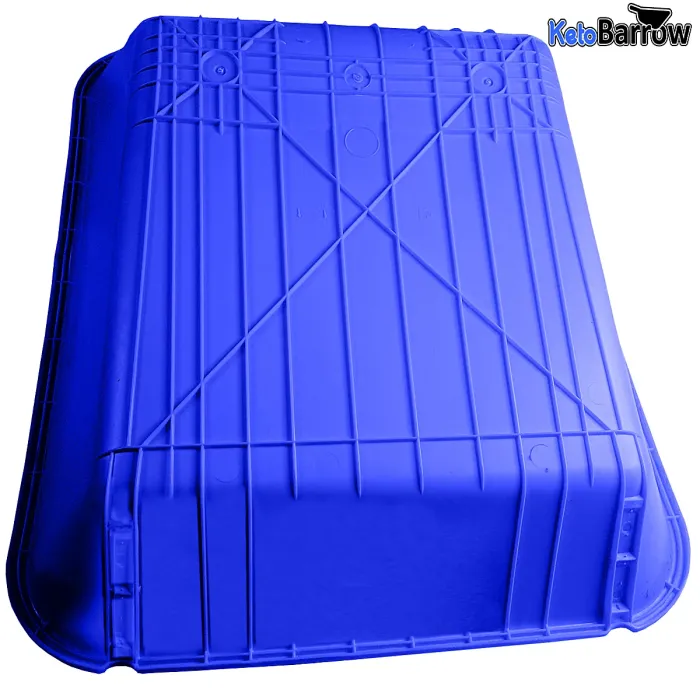 Replacement Wheelbarrow Body Tray - Universal Barrow Pan - 85L - Blue