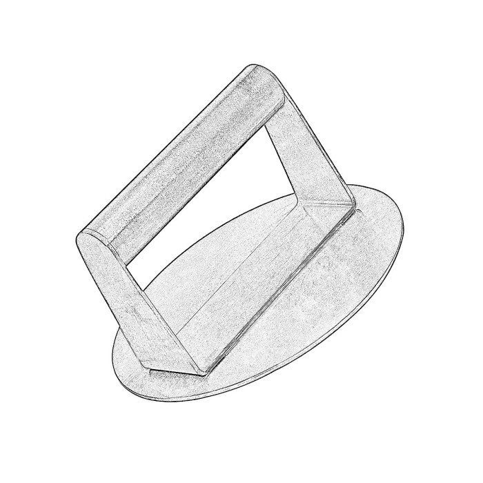 Innoteck Essentials Stainless Steel Burger Press - 14cm