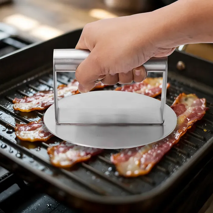 Innoteck Essentials Stainless Steel Burger Press - 14cm