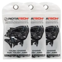 x3 Genuine Rotatech Chainsaw Chain for for Bosch 16 inch Bar