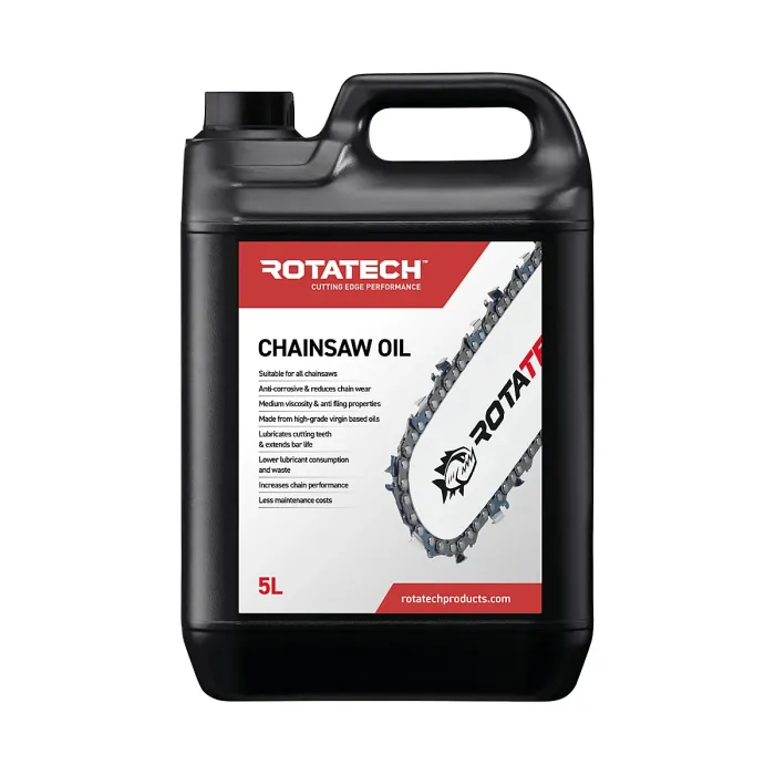 Rotatech Chainsaw Chain Oil 5 litre and 2-Stroke Oil 1 litre all makes & models