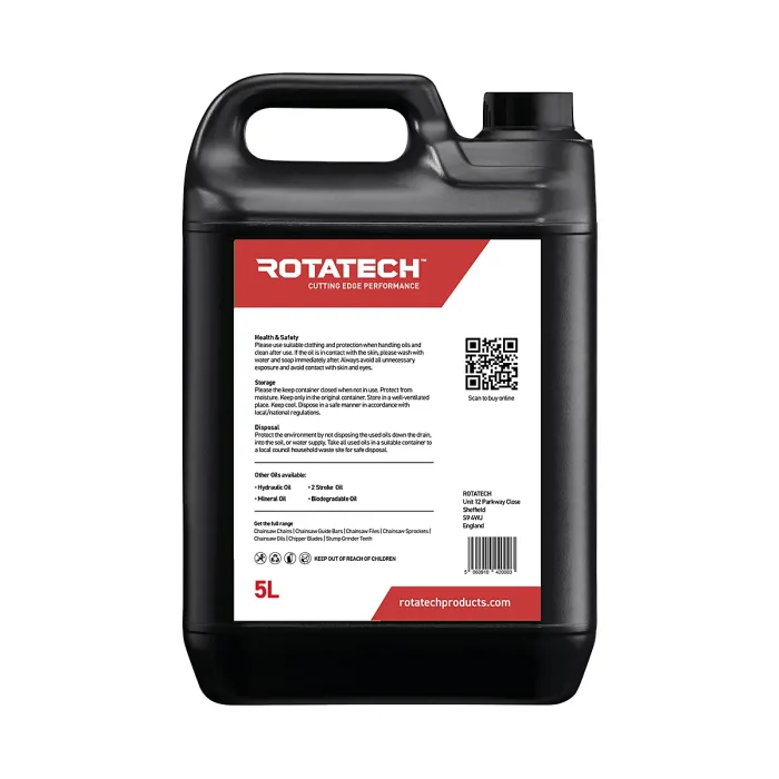 Rotatech Chainsaw Chain Oil 5 litre and 2-Stroke Oil 1 litre all makes & models