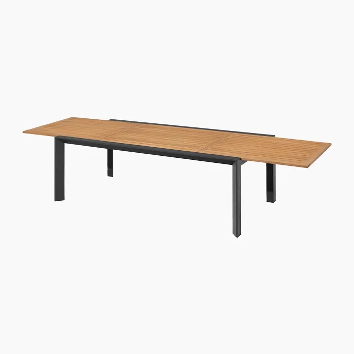 Pier Extending Dining Table with Teak Top