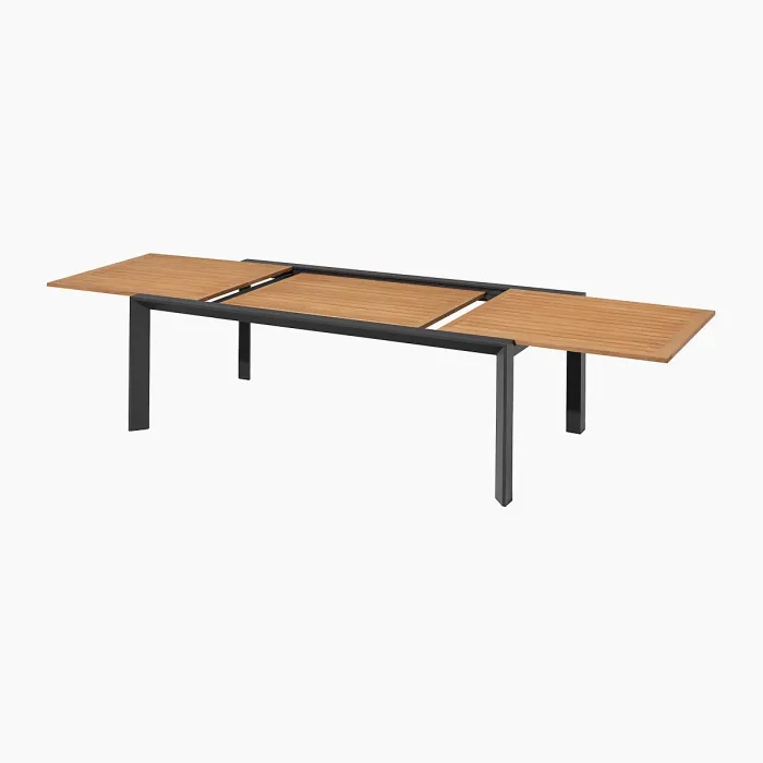 Pier Extending Dining Table with Teak Top