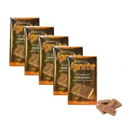 5 Packs of 24 Natural Firelighter Cubes BBQ Firelighters Paraffin Wax Sawdust