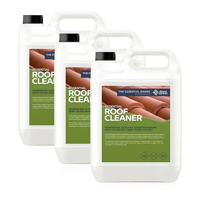 Stonecare4U - Roof Cleaner (15L) - Fast & Easy, Highly Effective, Removes Dirt, Moss and Green Algae For A Range Of Surfaces
