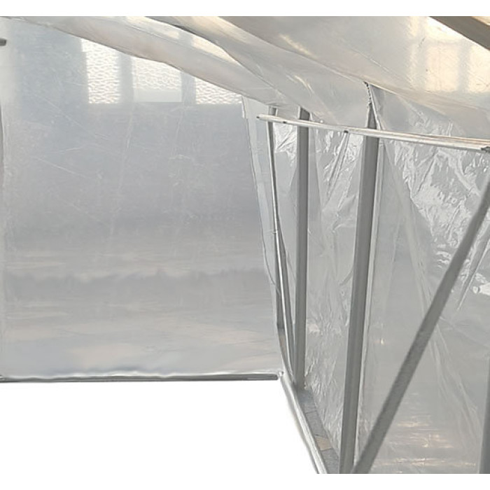 3m x 3m (10' x 10' approx) Extreme Clear Polythene Poly Tunnel