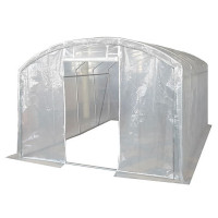 4m x 3m (13' x 10' approx) Extreme Clear Polythene Poly Tunnel