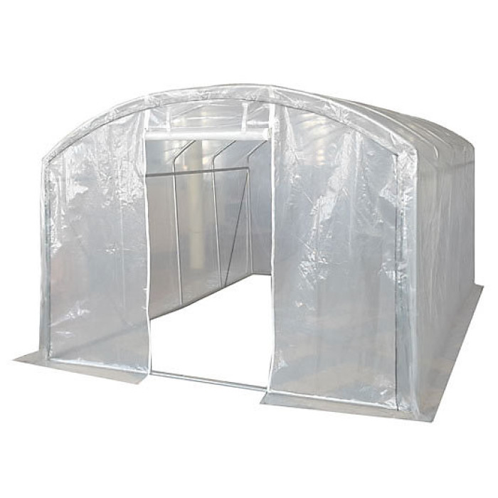 4m x 3m (13' x 10' approx) Extreme Clear Polythene Poly Tunnel