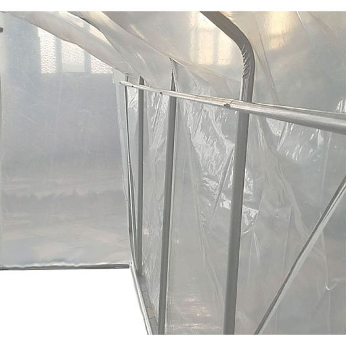 4m x 3m (13' x 10' approx) Extreme Clear Polythene Poly Tunnel