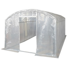 5m x 3m (17' x 10' approx) Extreme Clear Polythene Poly Tunnel
