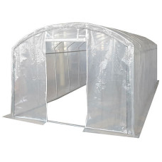 6m x 3m (20' x 10' approx) Extreme Clear Polythene Poly Tunnel