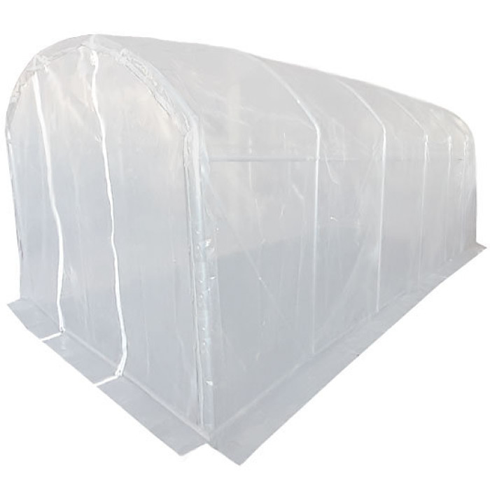 6m x 3m (20' x 10' approx) Extreme Clear Polythene Poly Tunnel