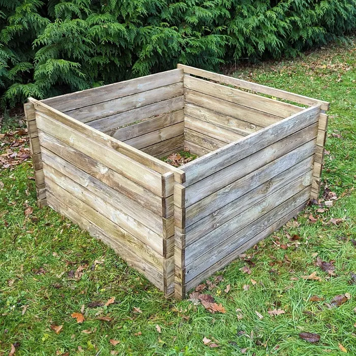 1575 Litre Wooden Compost Bin - Extra Large Composter by Woven Wood™