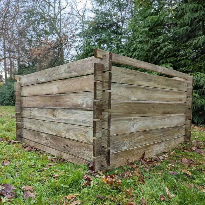 1575 Litre Wooden Compost Bin - Extra Large Composter by Woven Wood™