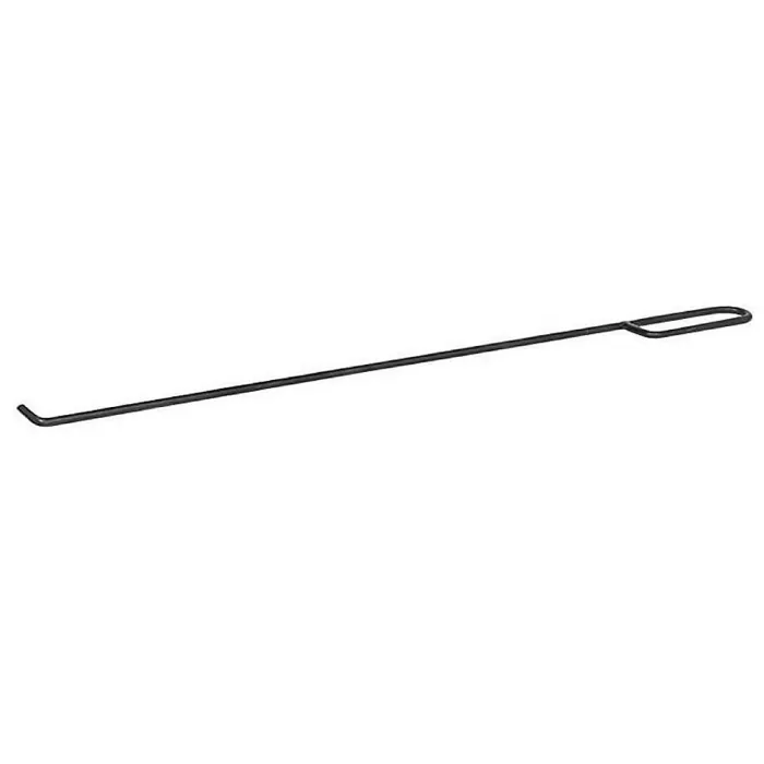 Wadan Black Steel Body Large Foldable Fire Pit - Garden Patio Heating, Cooking & Bbq - Includes Poker & Cooking Grill - H37xD56cm