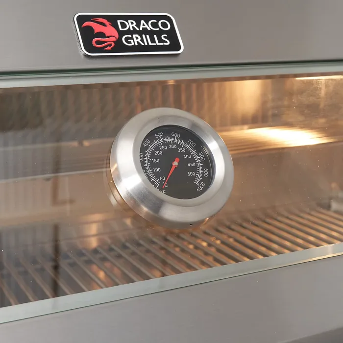 Draco Grills 4 Burner BBQ Modular Outdoor Kitchen with Sink and Fridge Unit