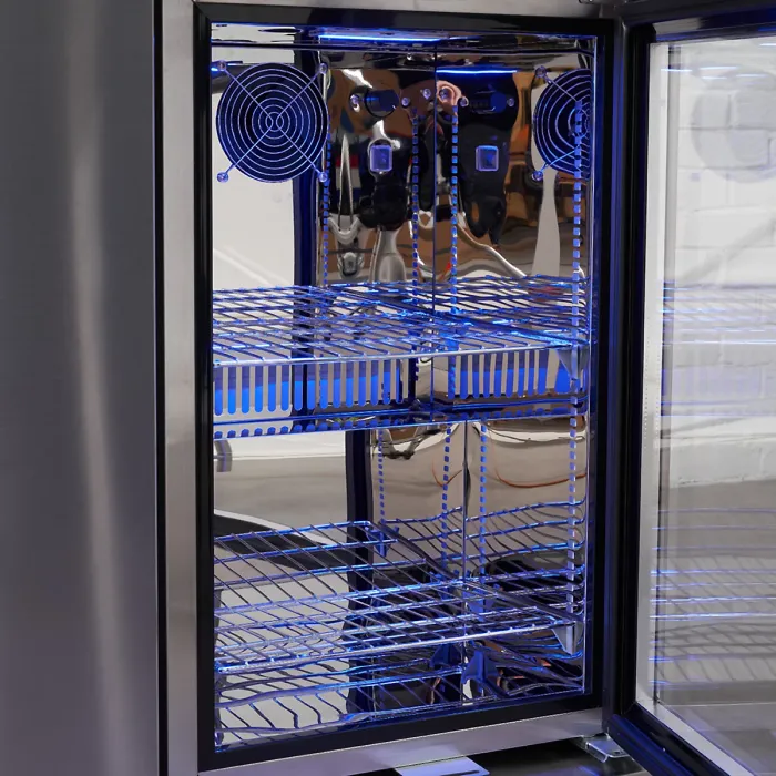 Draco Grills 4 Burner BBQ Modular Outdoor Kitchen with Sink and Fridge Unit