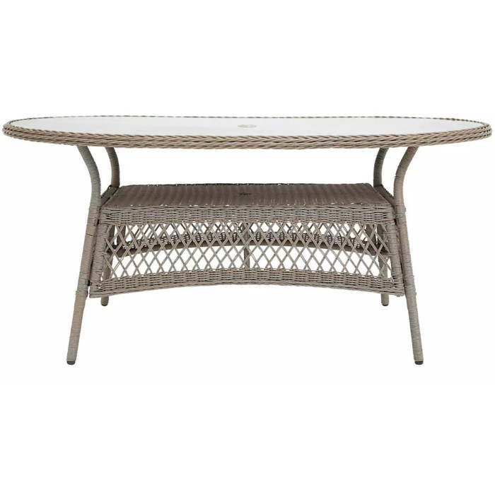 Garden Store Direct Palermo 6 Seat Dining Set with Parasol