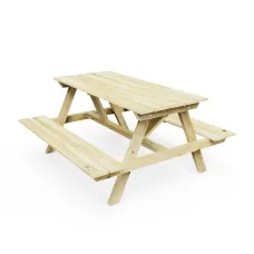 OutdoorGardens Wooden Picnic Table