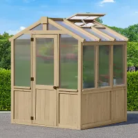 Meridian Greenhouse 6.7ft x 6ft (2.3m x 2m)
