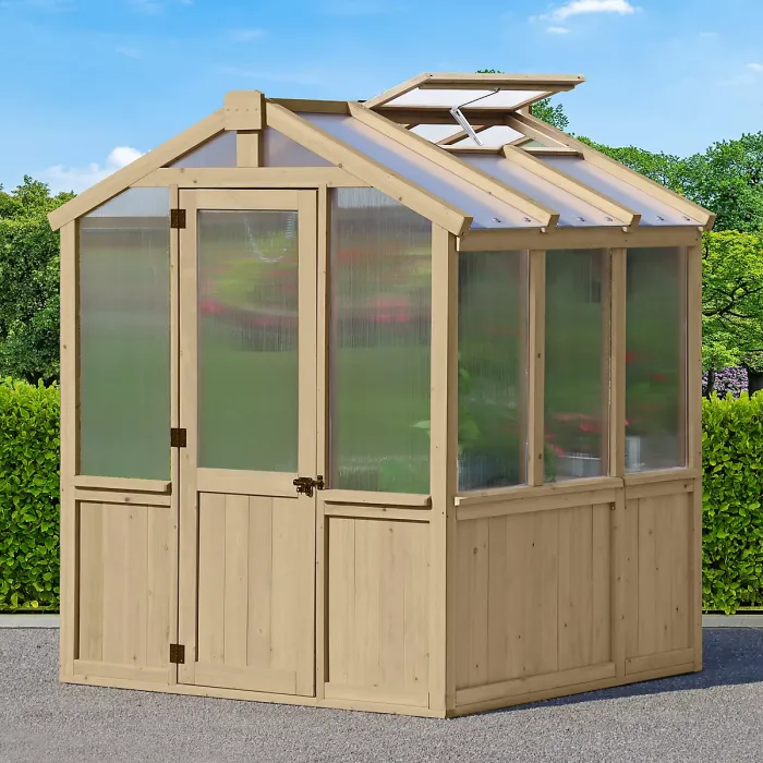Meridian Greenhouse 6.7ft x 6ft (2.3m x 2m)