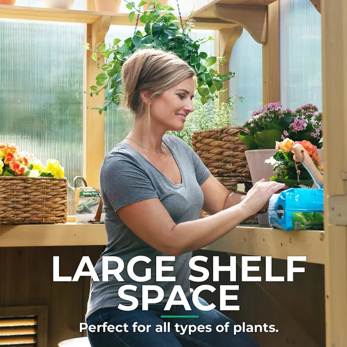 Yardistry Greenhouse 6.7ft x 9.7ft (2.3m x 2.9m)