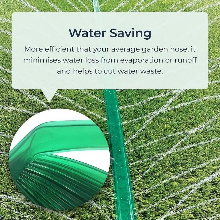 MantraRaj 7.5 Metre Heavy Duty Soaker Hose Pipe for Garden Lawn Backyard Pipe Flat Sprinkler Drip Irrigation