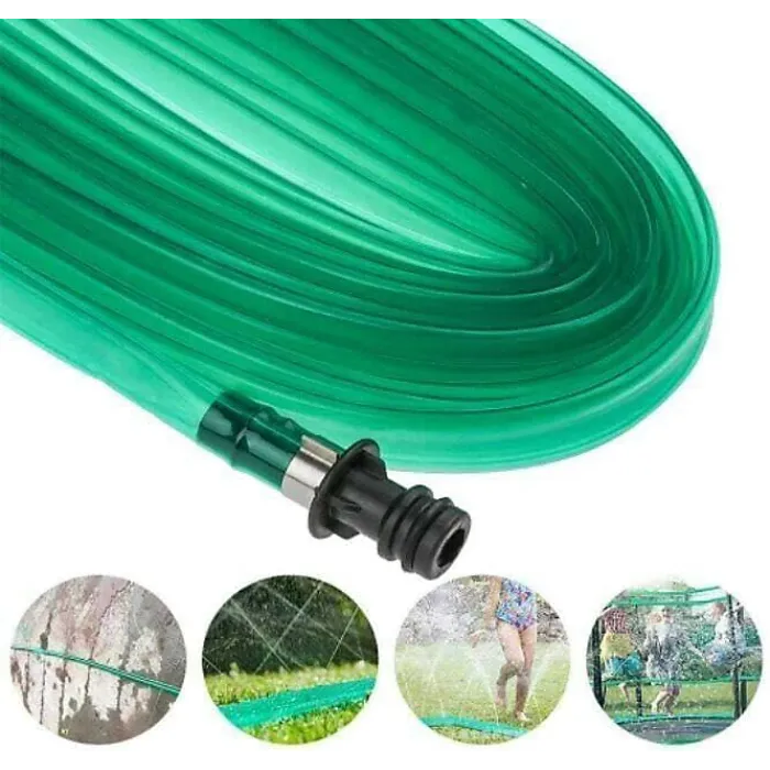 MantraRaj 7.5 Metre Heavy Duty Soaker Hose Pipe for Garden Lawn Backyard Pipe Flat Sprinkler Drip Irrigation