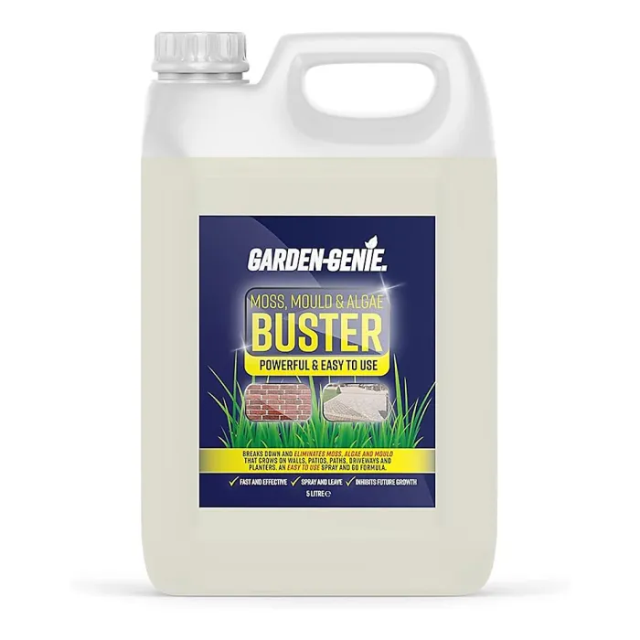 Garden Genie - Mould & Algae Buster, Powerful Outdoor Treatment - 5 Litre
