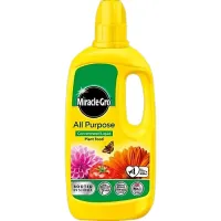 Miracle Gro All Purpose Liquid Plant Food 800mL NPK 7 3 5 for Pots Containers and Borders Feeds Every 1 to 2 Weeks