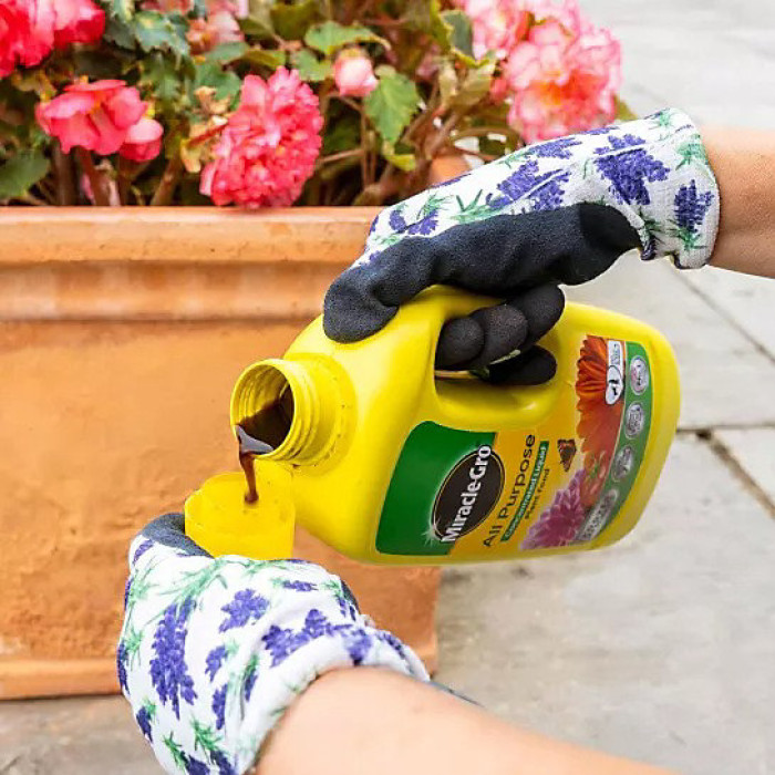 Miracle Gro All Purpose Liquid Plant Food 800mL NPK 7 3 5 for Pots Containers and Borders Feeds Every 1 to 2 Weeks