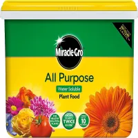 Miracle Gro All Purpose Soluble Plant Food 2kg Tub NPK 24 8 16 Ideal for Lawns Houseplants Pots Containers Makes 720L of Feed